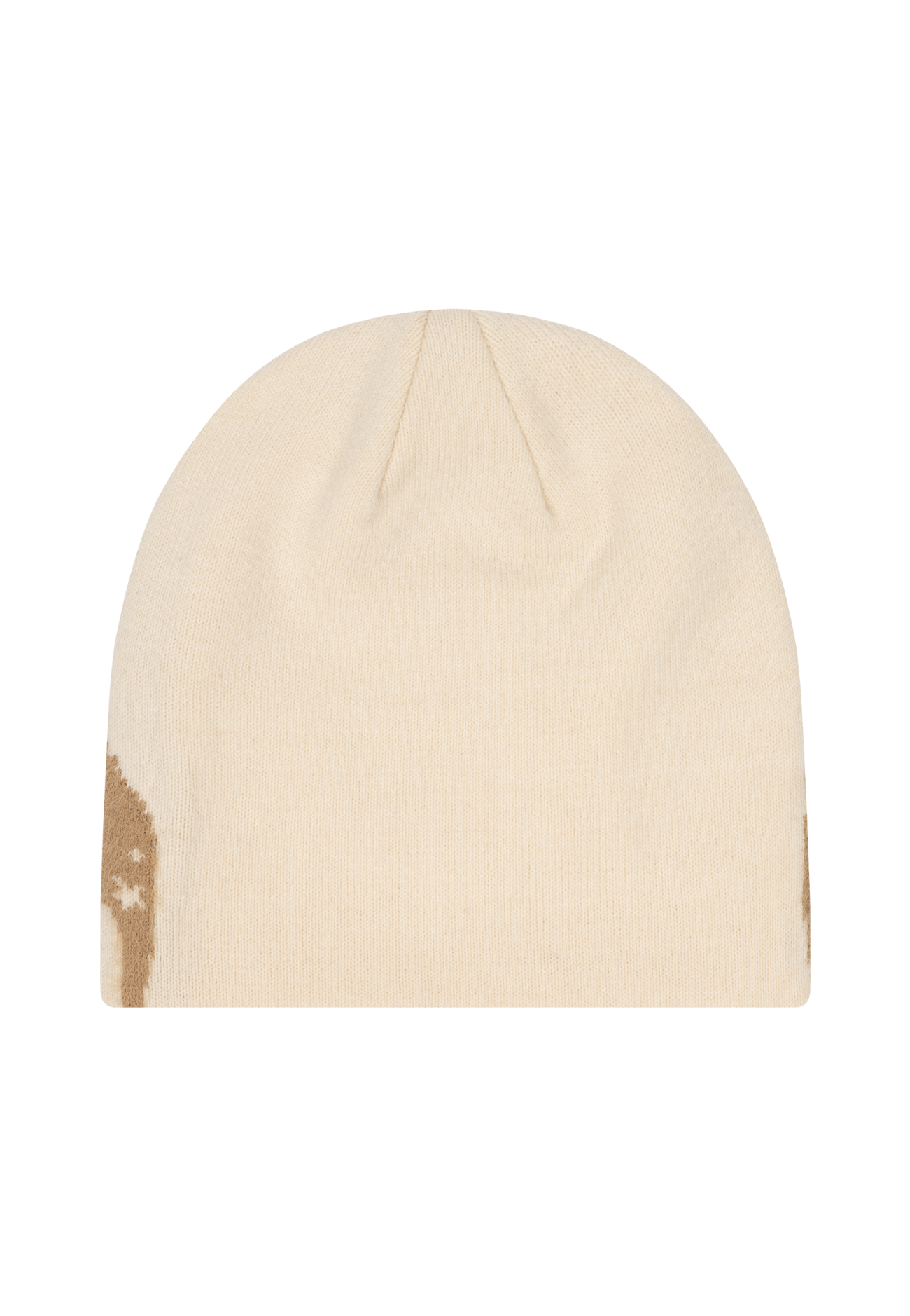 GRUNGE LOGO BEANIE BEIGE