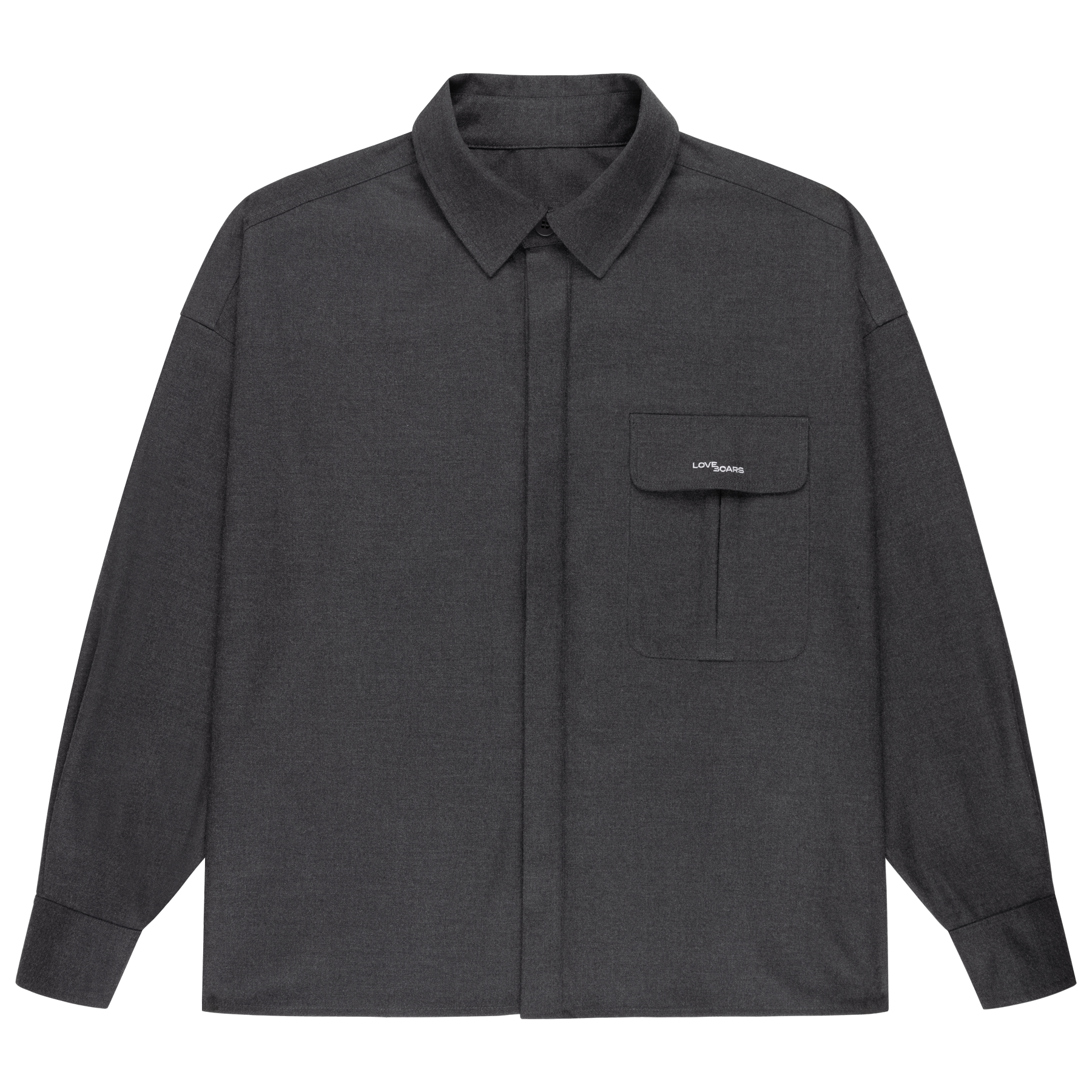 OVERSIZE SHIRT DARK GREY