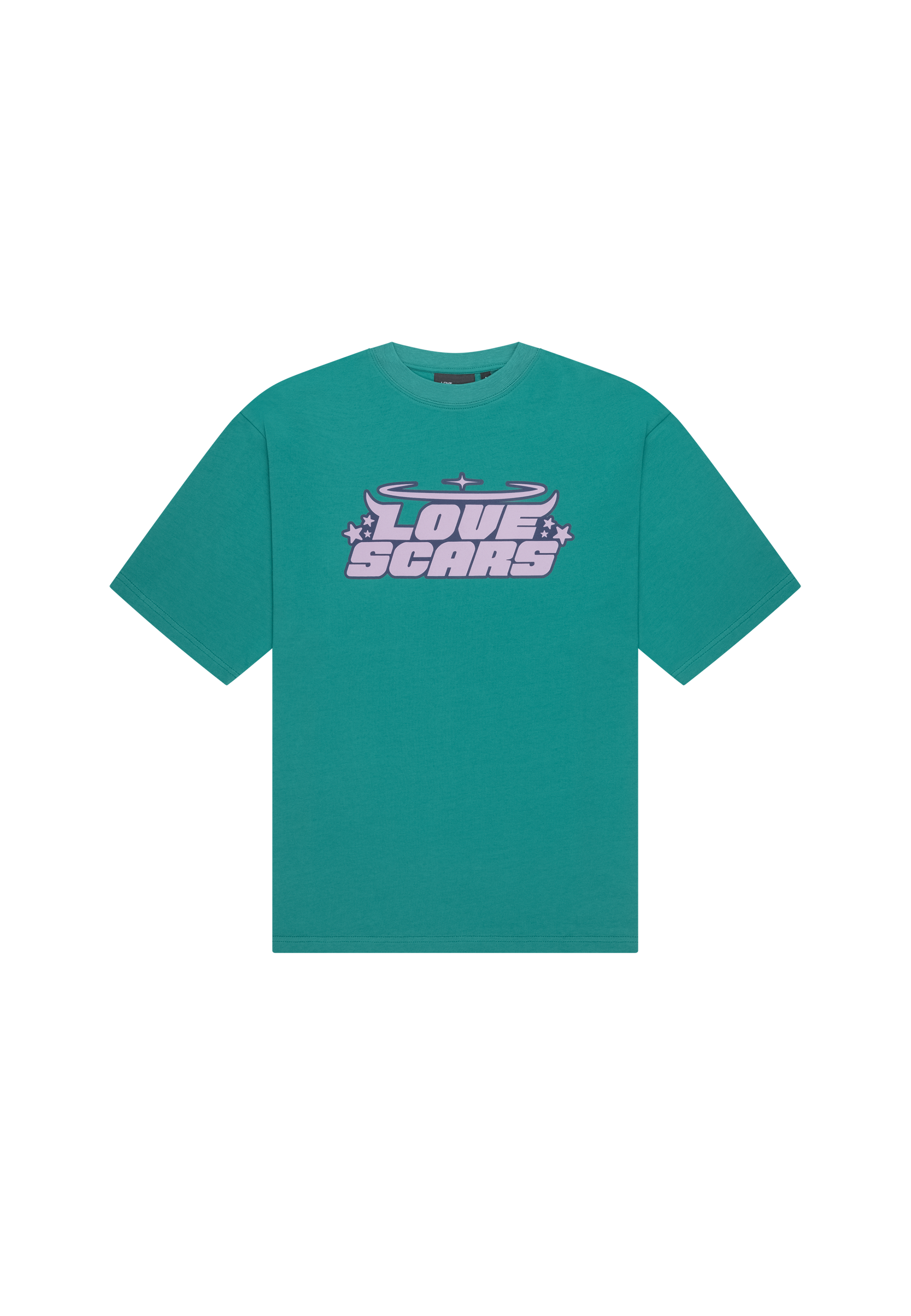 ANGEL LOGO TEE ELECTRIC GREEN