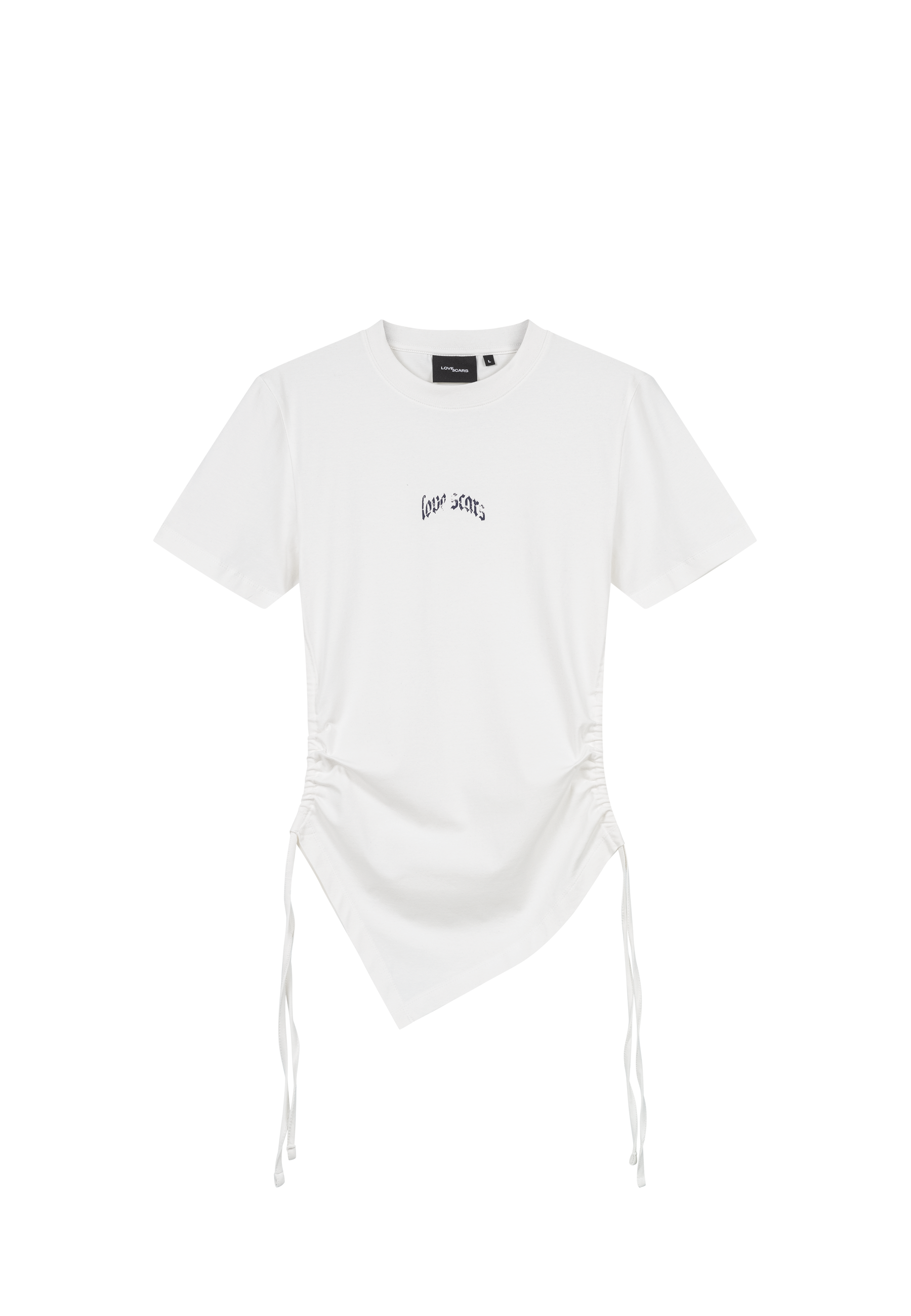 ASYMETRIC TEE WHITE