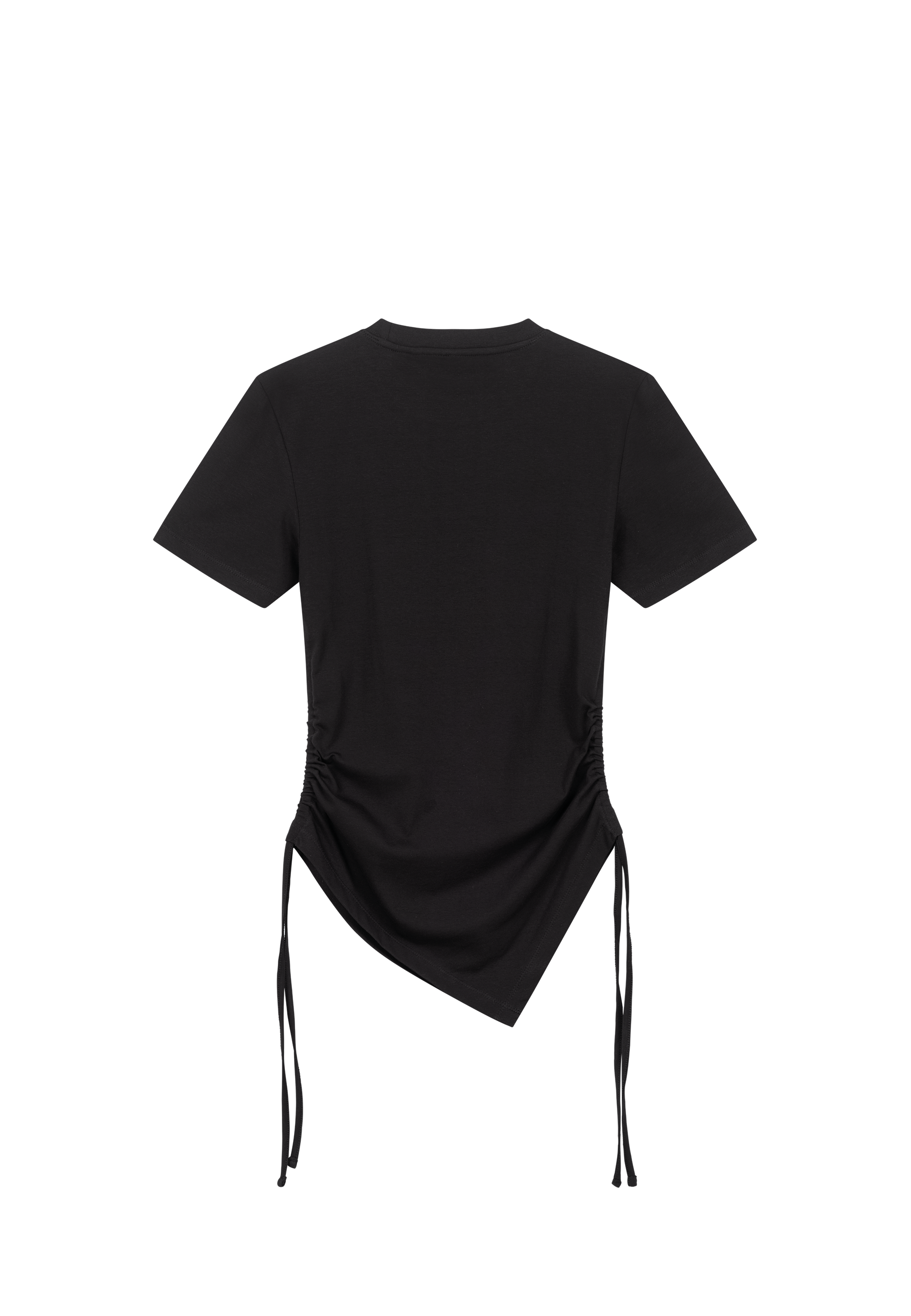 ASYMMETRIC TEE BLACK