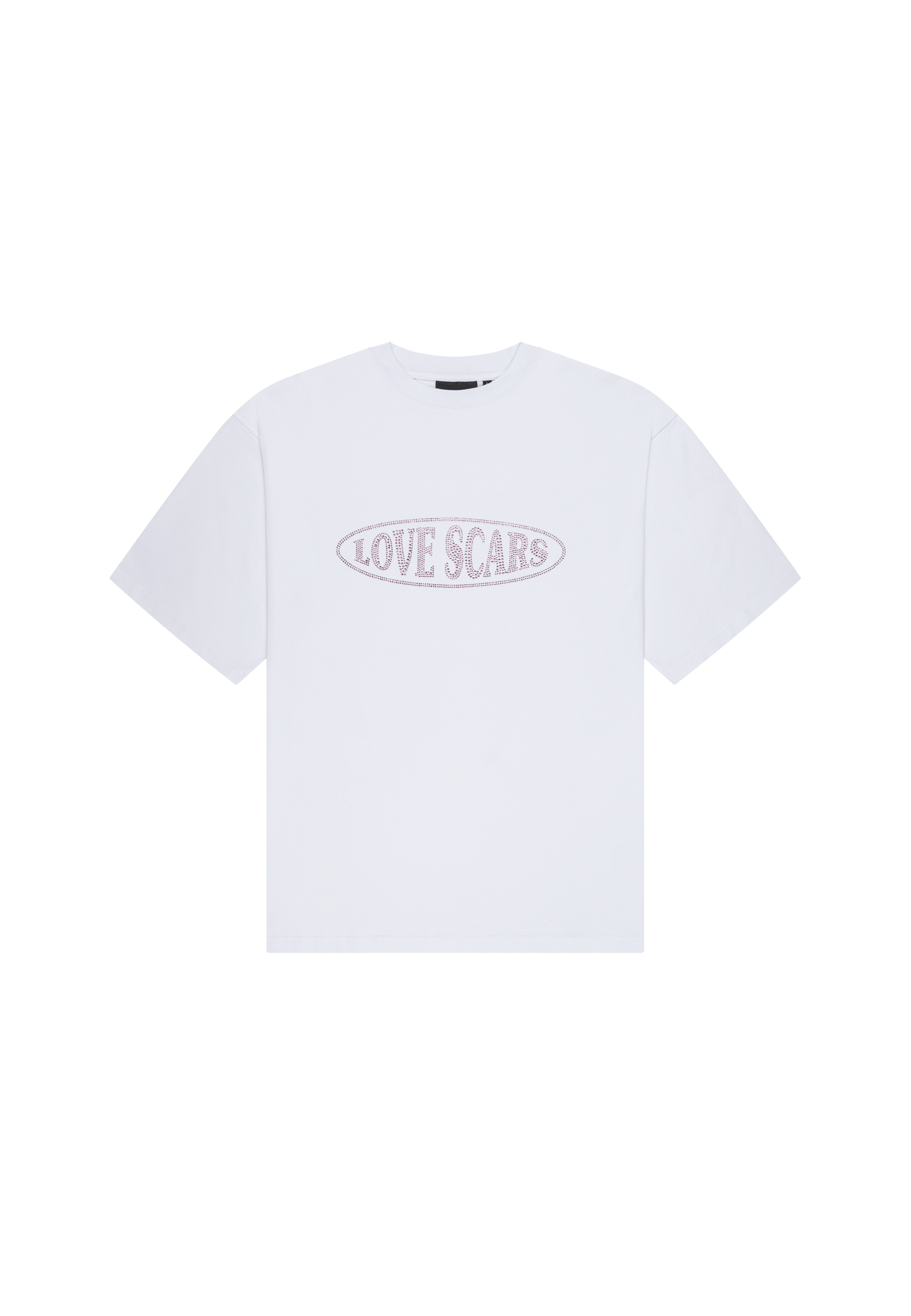 GLITTER LOGO TEE WHITE