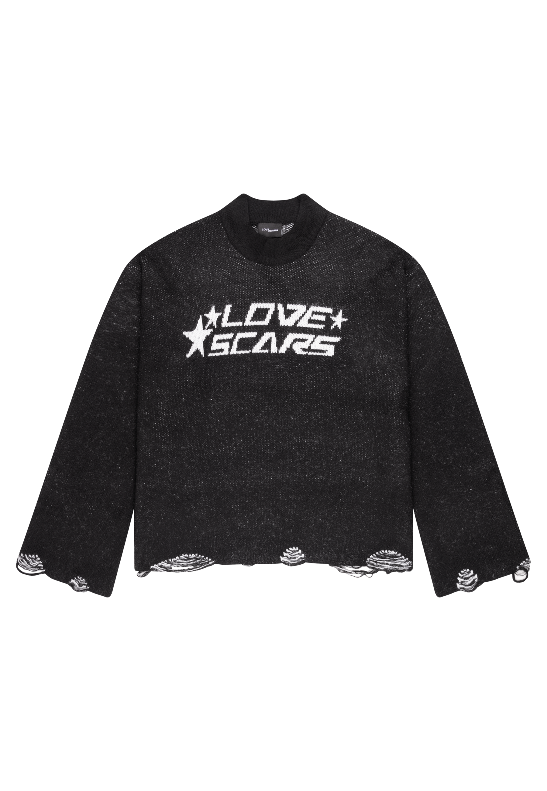 KNIT PULLOVER BLACK