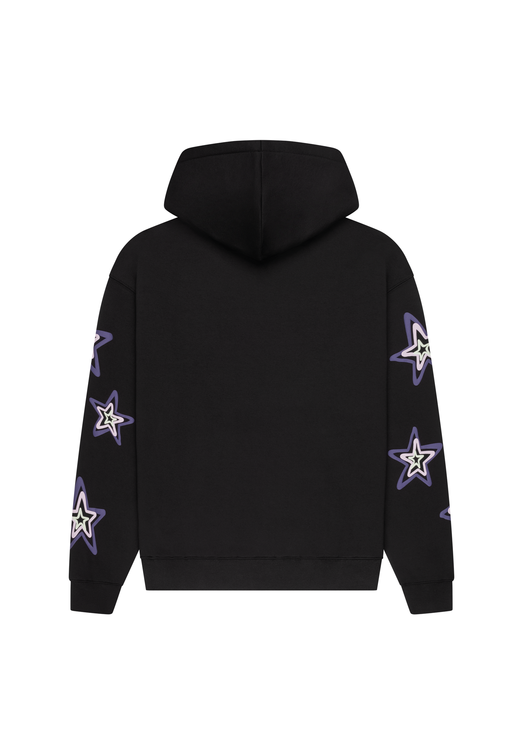 SKETCHED STAR HOODIE BLACK