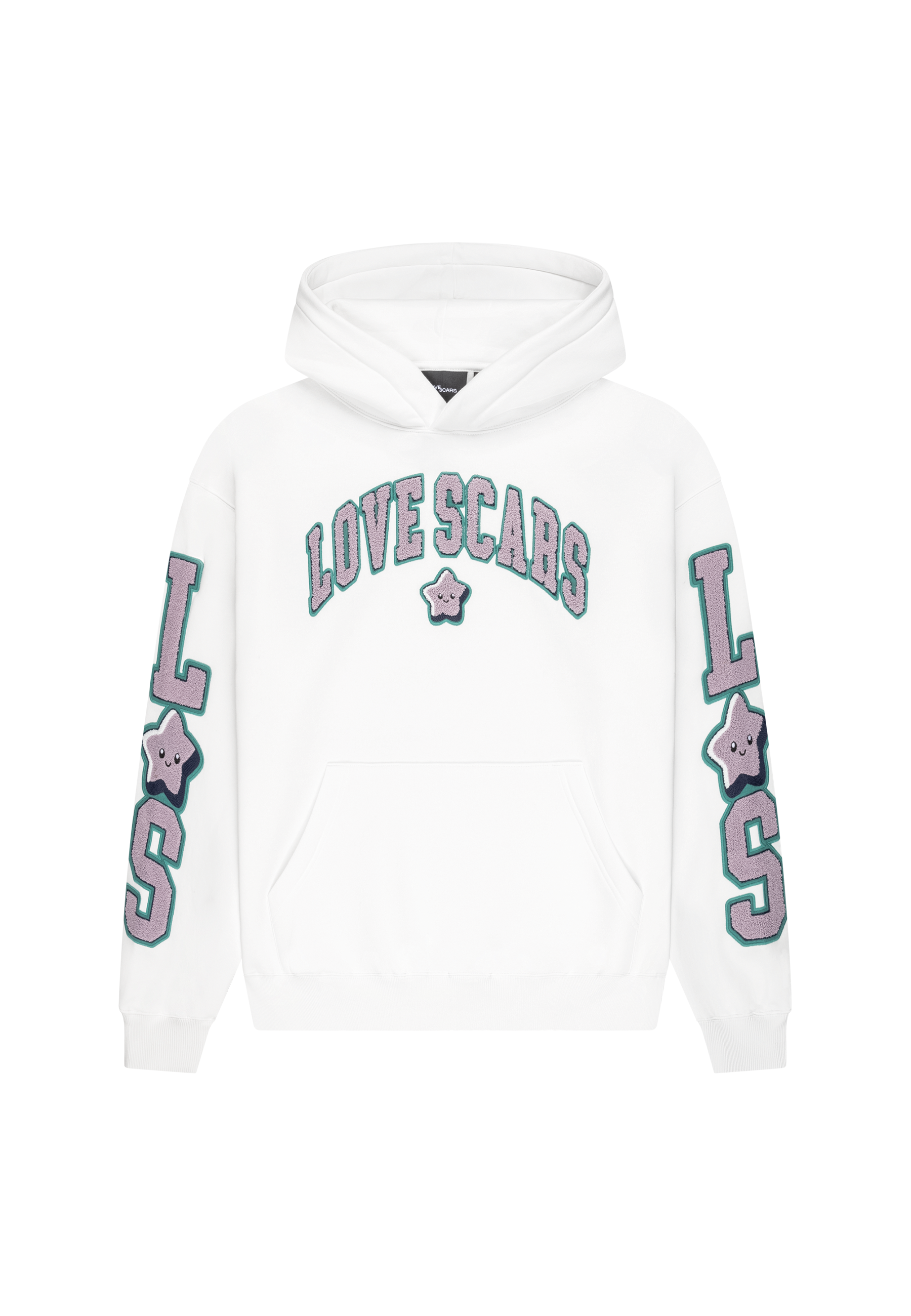 COLLEGE STAR HOODIE OFFWHITE