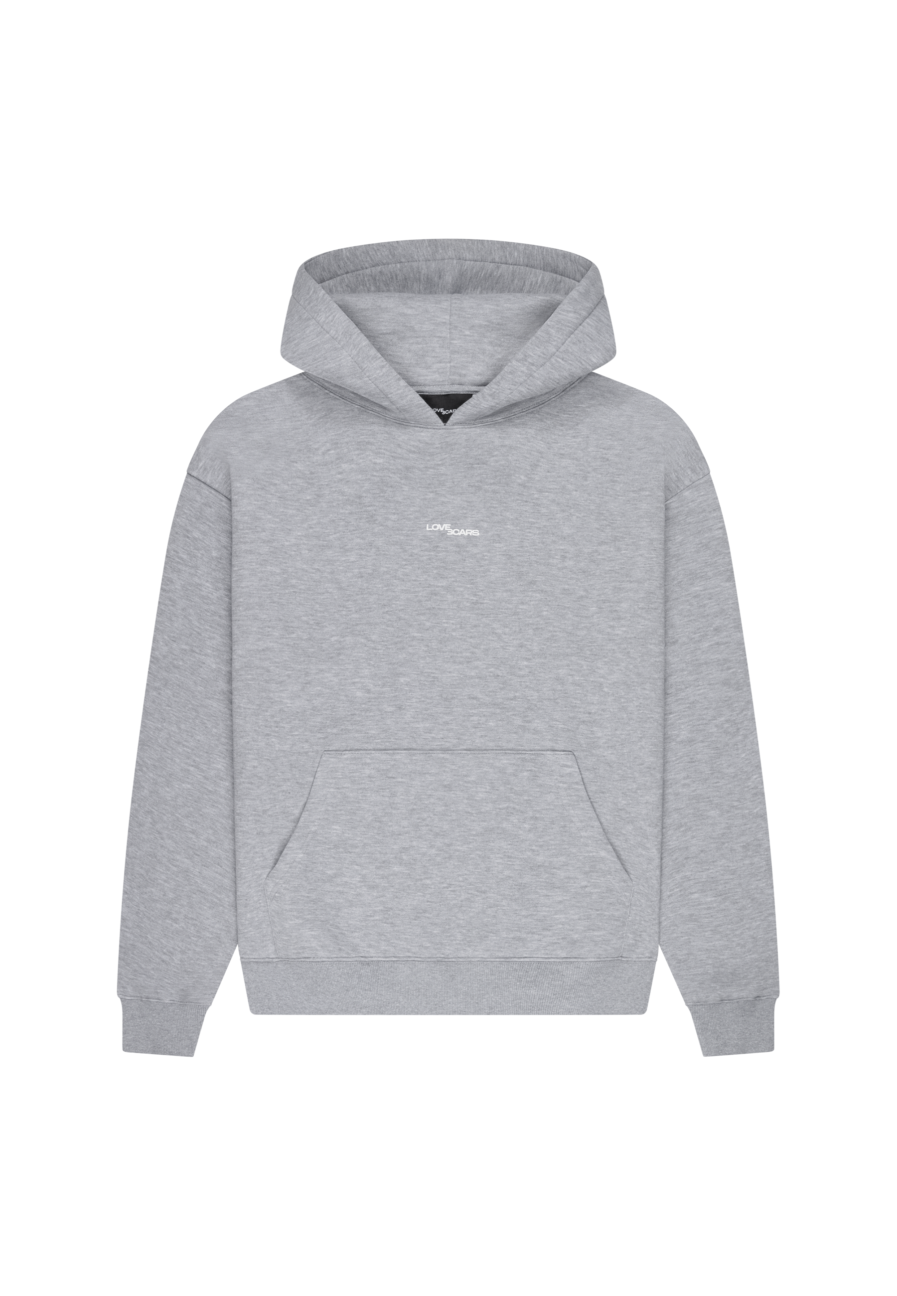 BASIC LOGO HOODIE GREY MELANGE