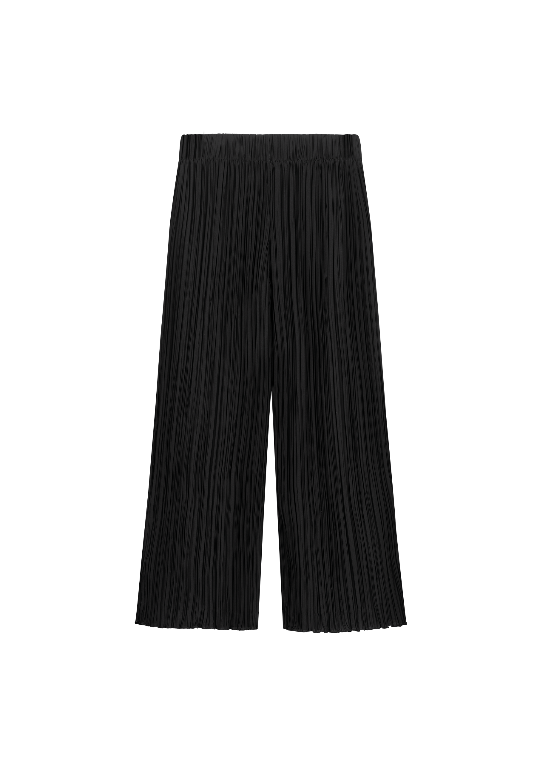 PLISSEE PANTS BLACK