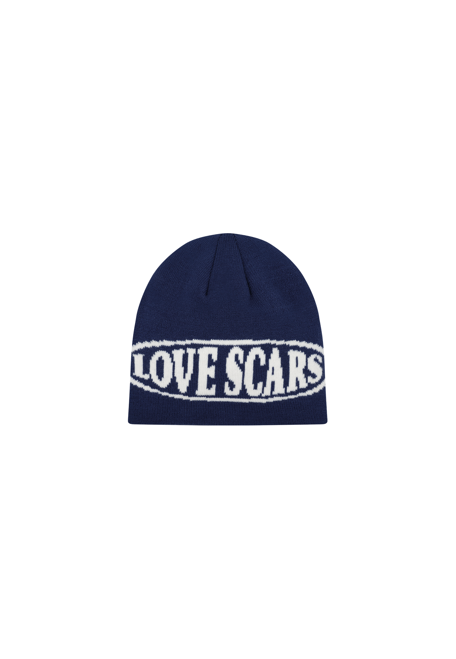 ROUND LOGO BEANIE NAVY