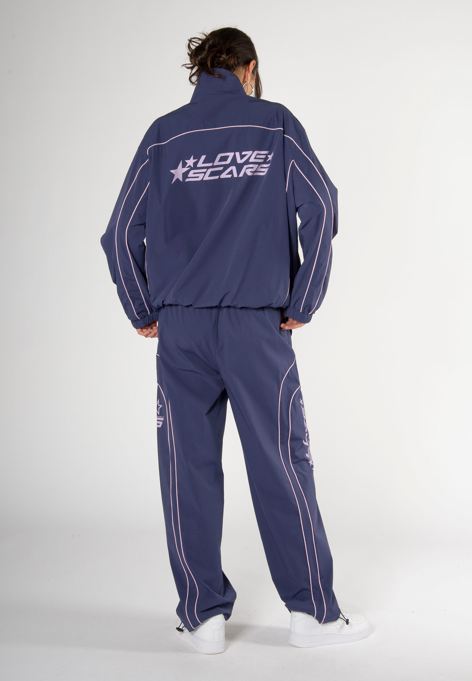 COACH TRACK PANTS PURPLE