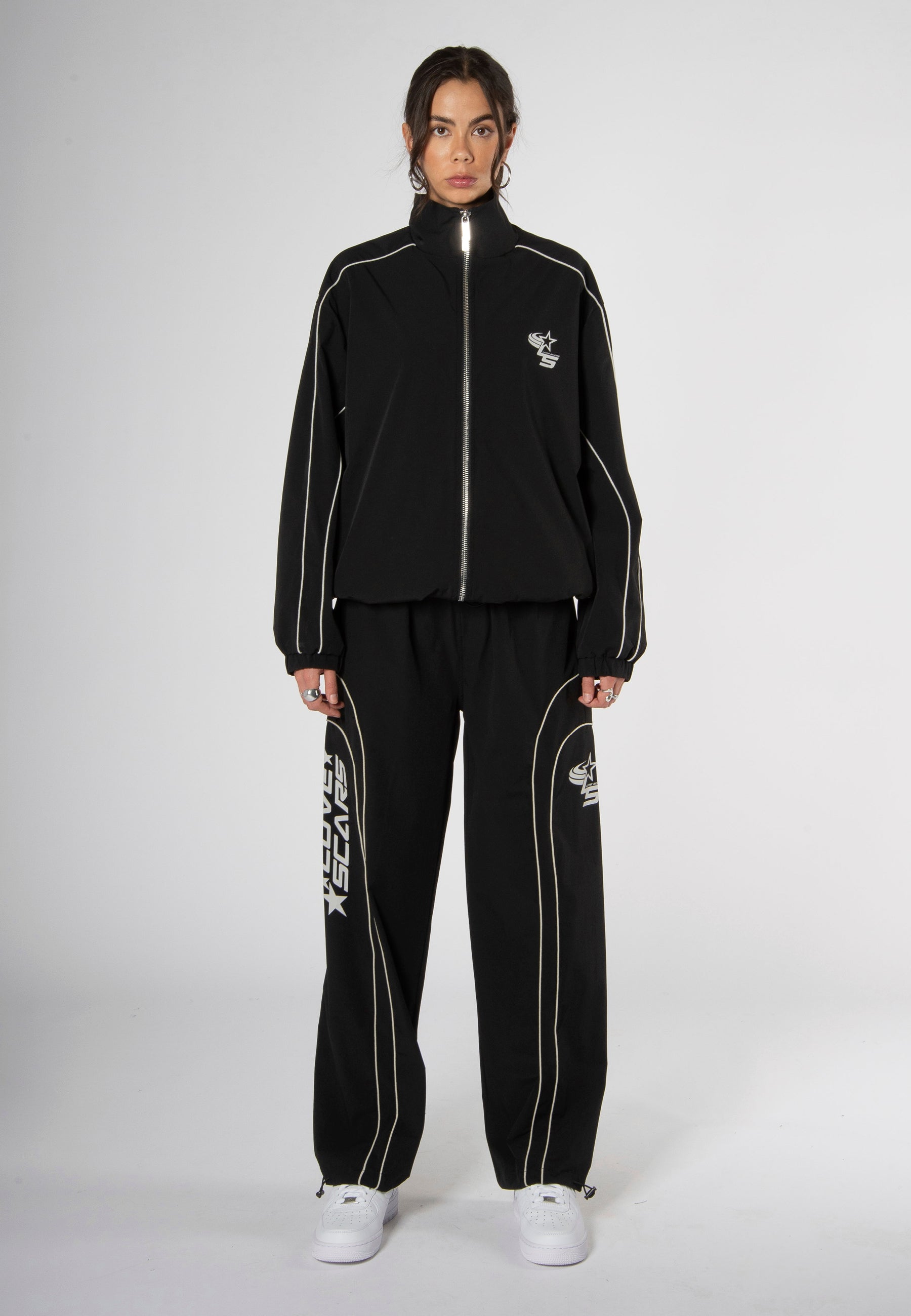 COACH TRACK PANTS BLACK