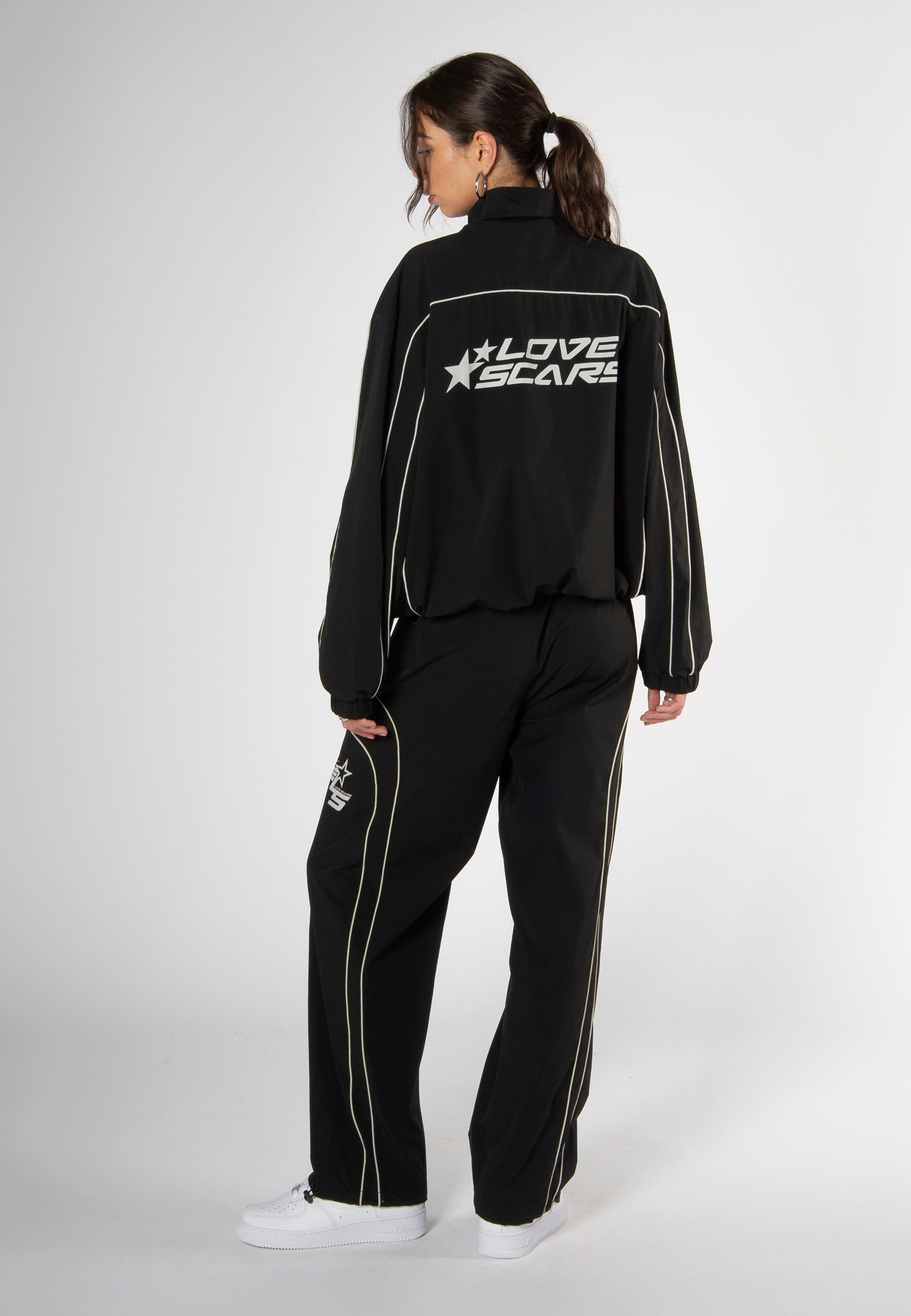 COACH TRACK PANTS BLACK