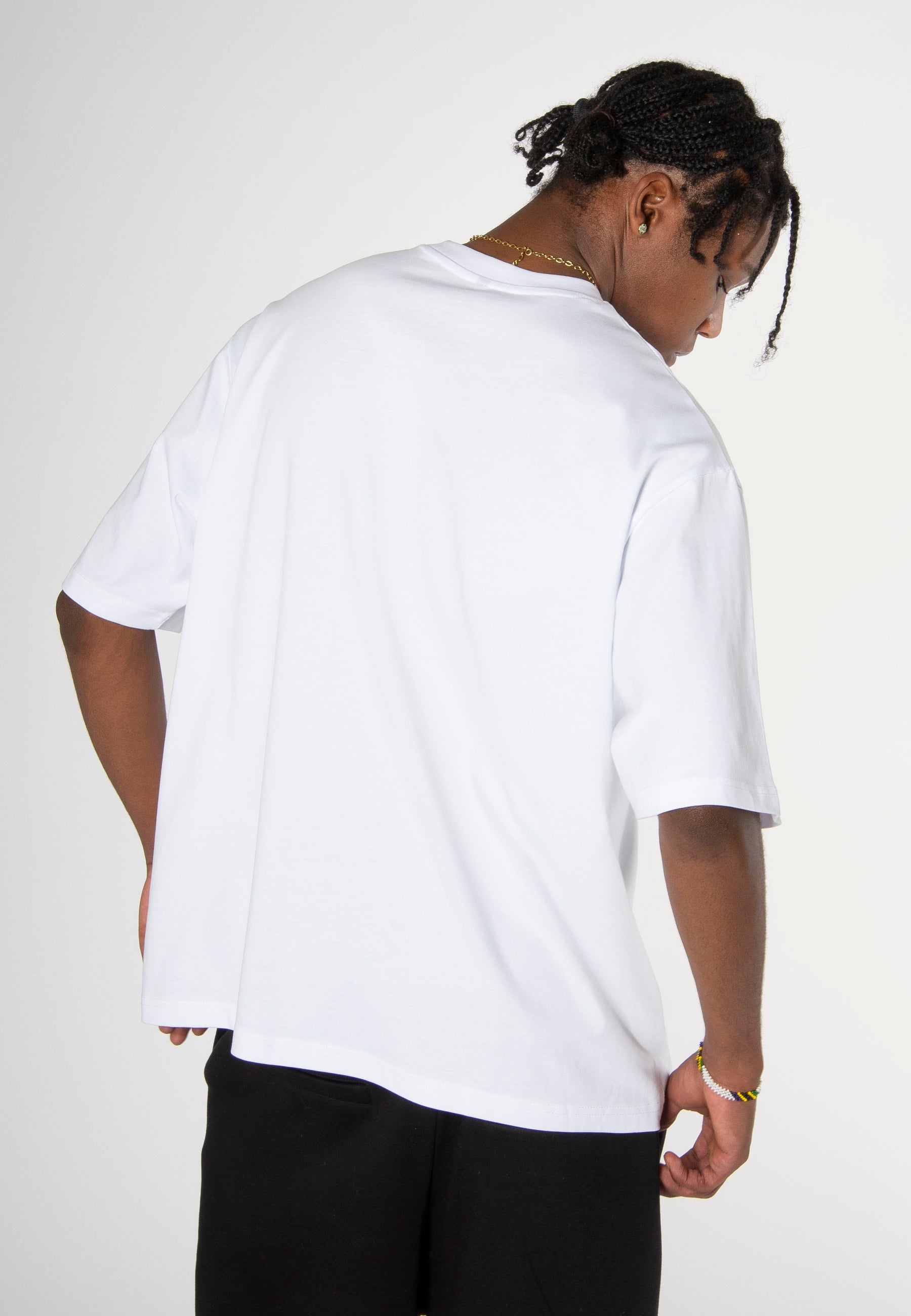 GLITTER LOGO TEE WHITE