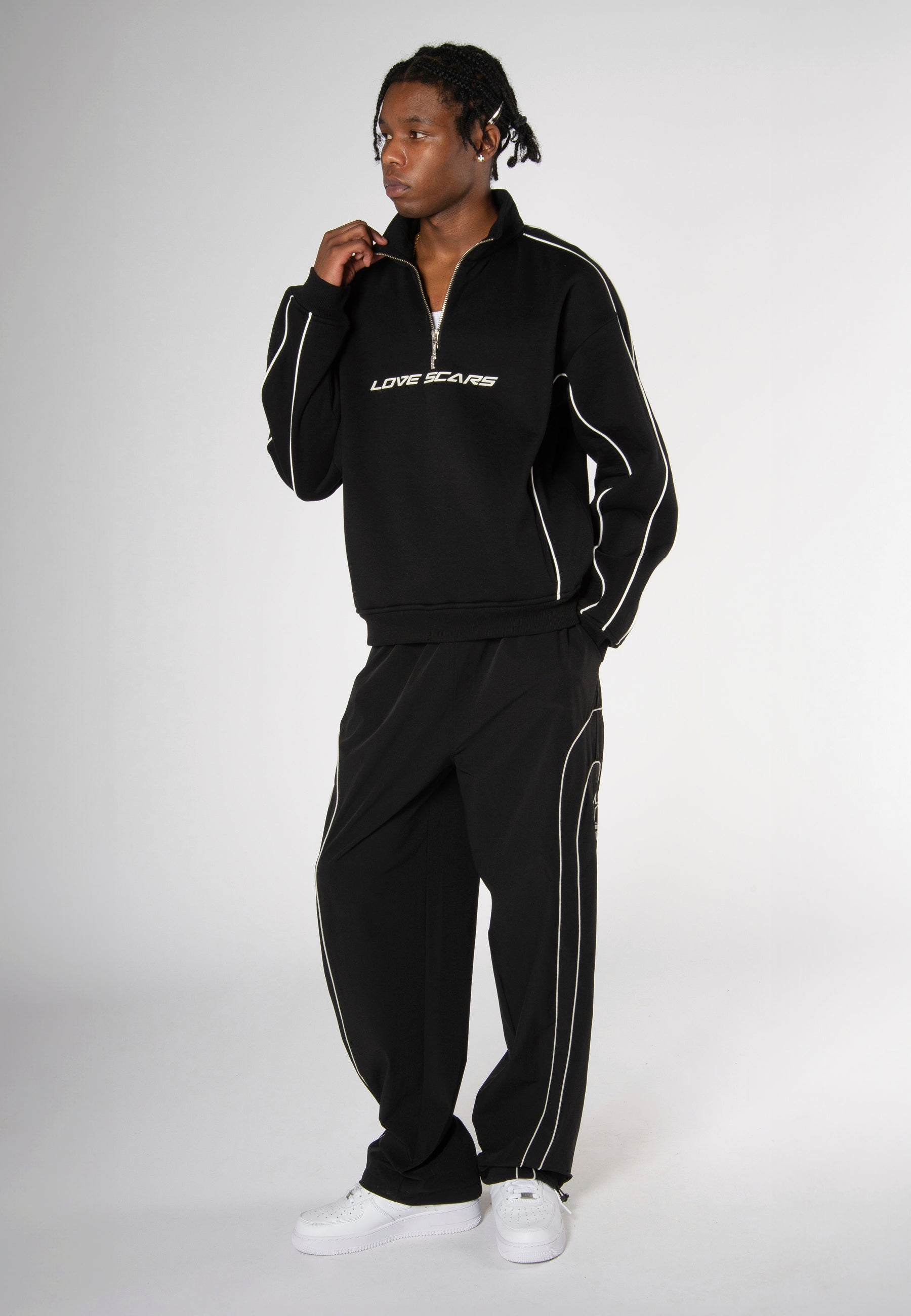 COACH TRACK PANTS BLACK