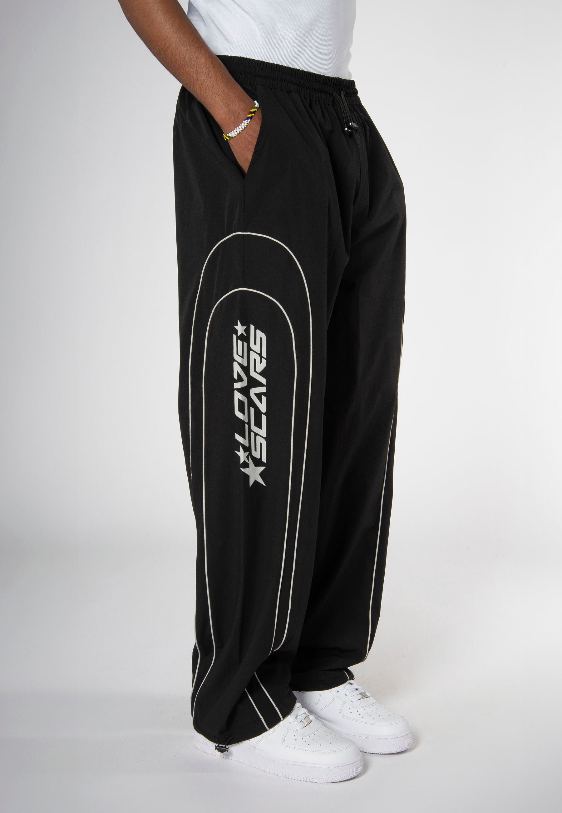 COACH TRACK PANTS BLACK