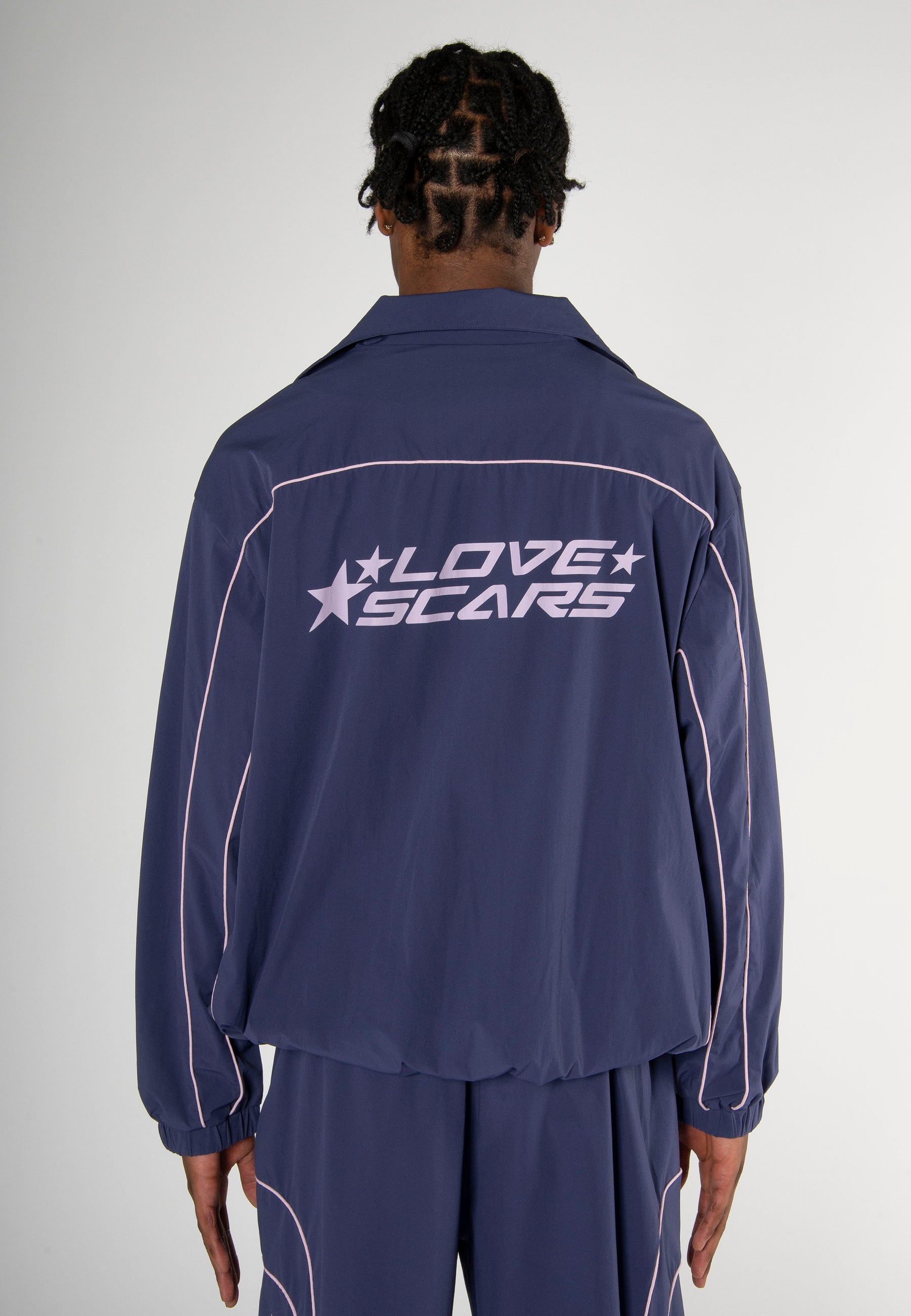 COACH TRACK JACKET PURPLE