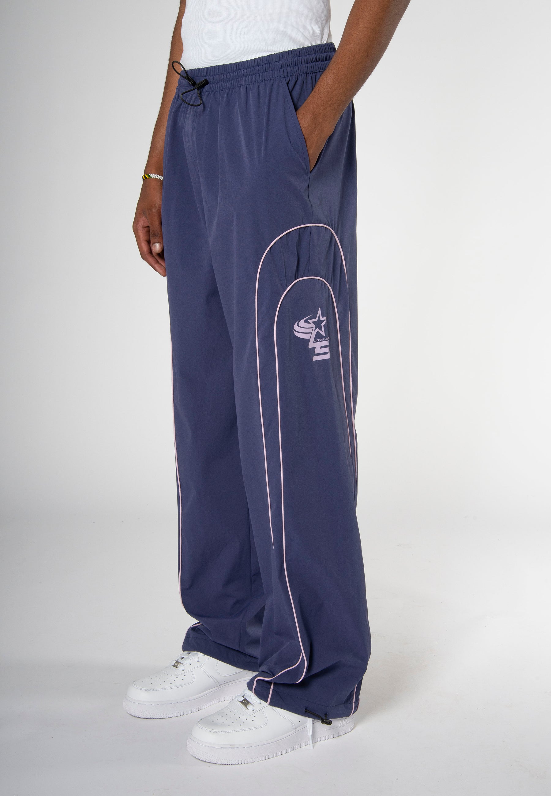 COACH TRACK PANTS PURPLE