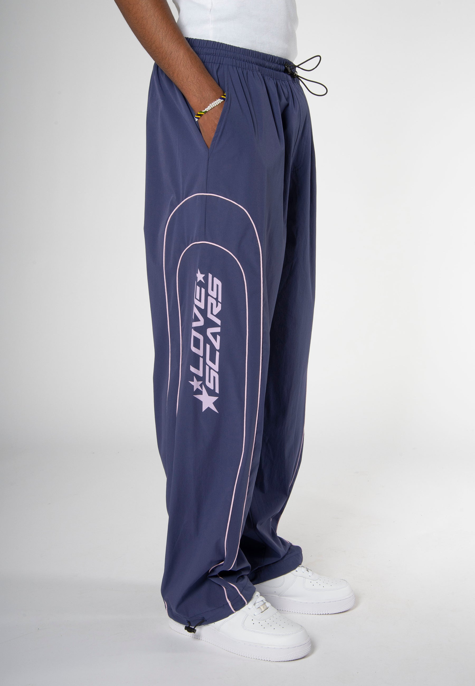 COACH TRACK PANTS PURPLE