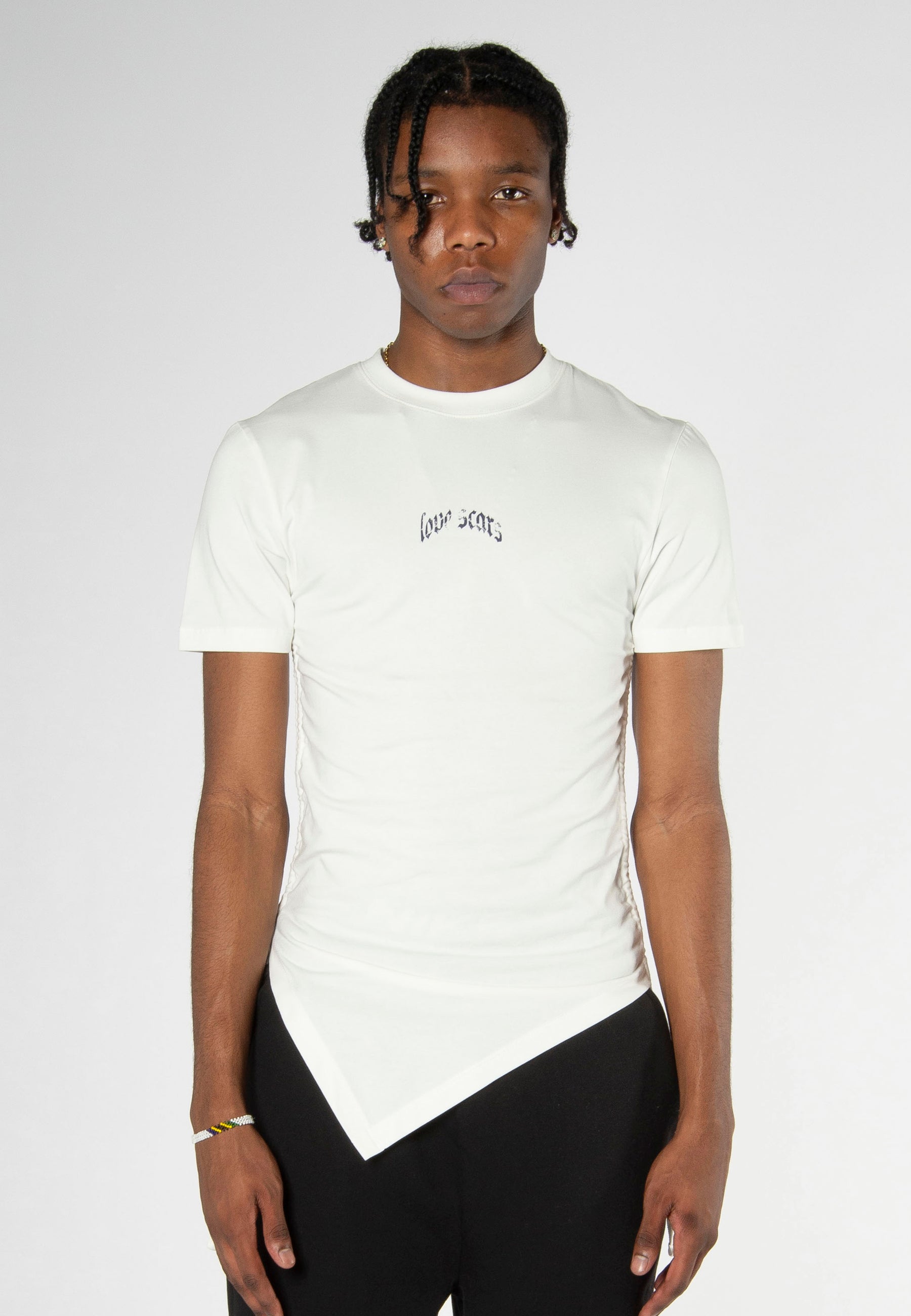 ASYMETRIC TEE WHITE