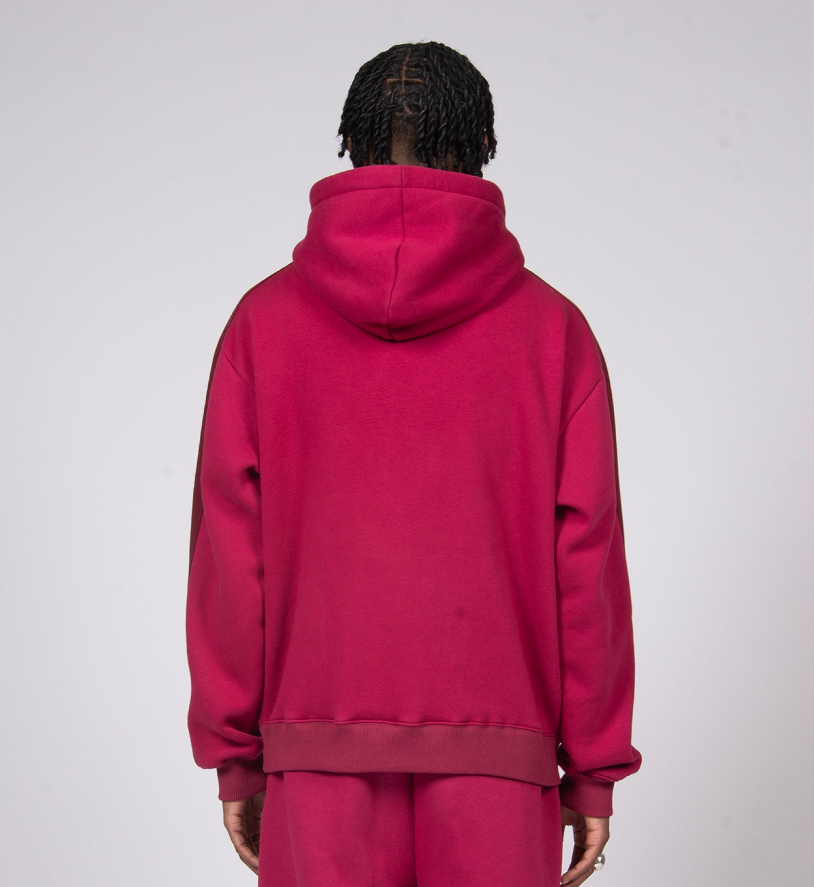 ACADEMY HOODIE DARK RED