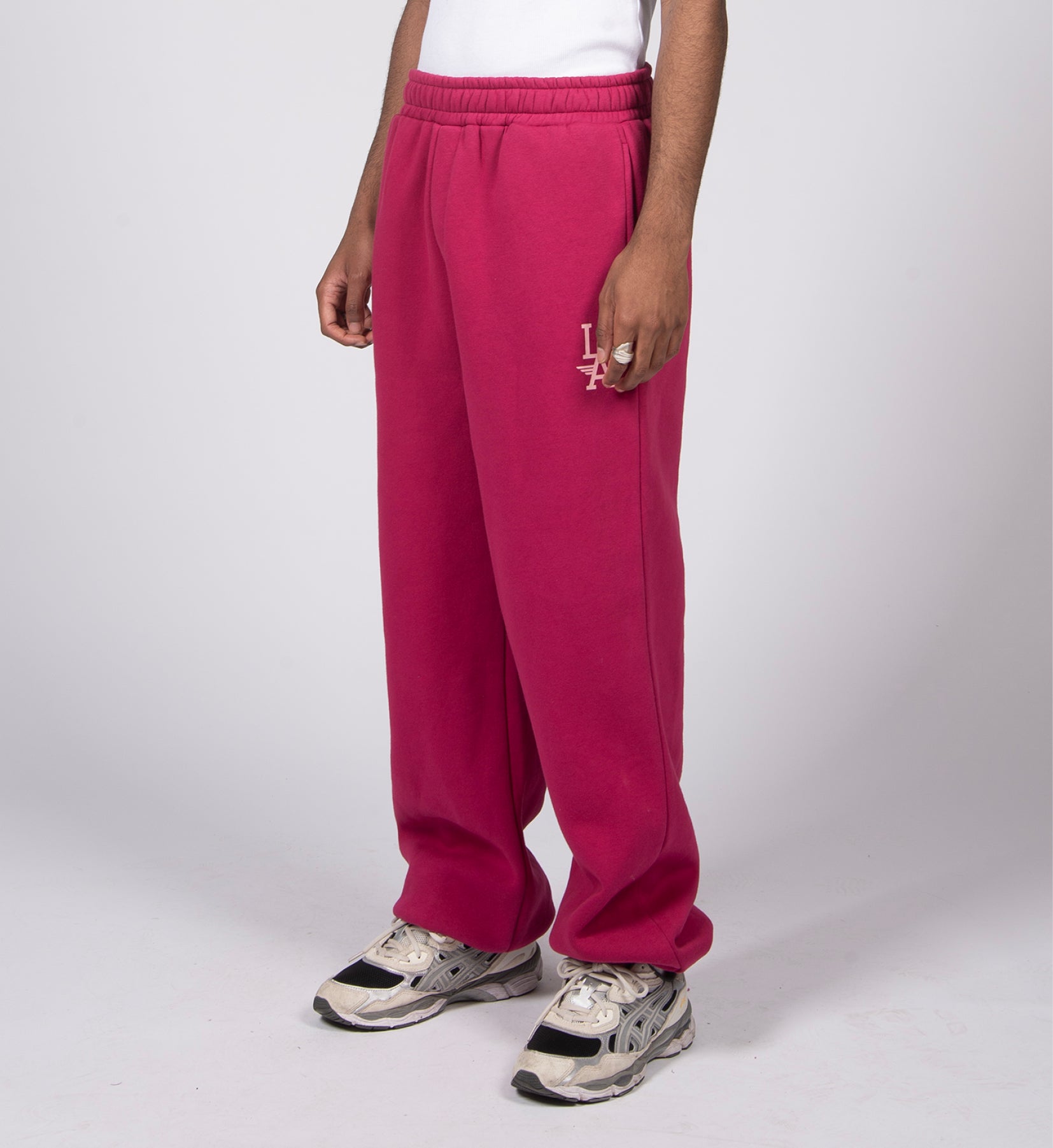 ACADEMY SWEATPANTS DARK RED