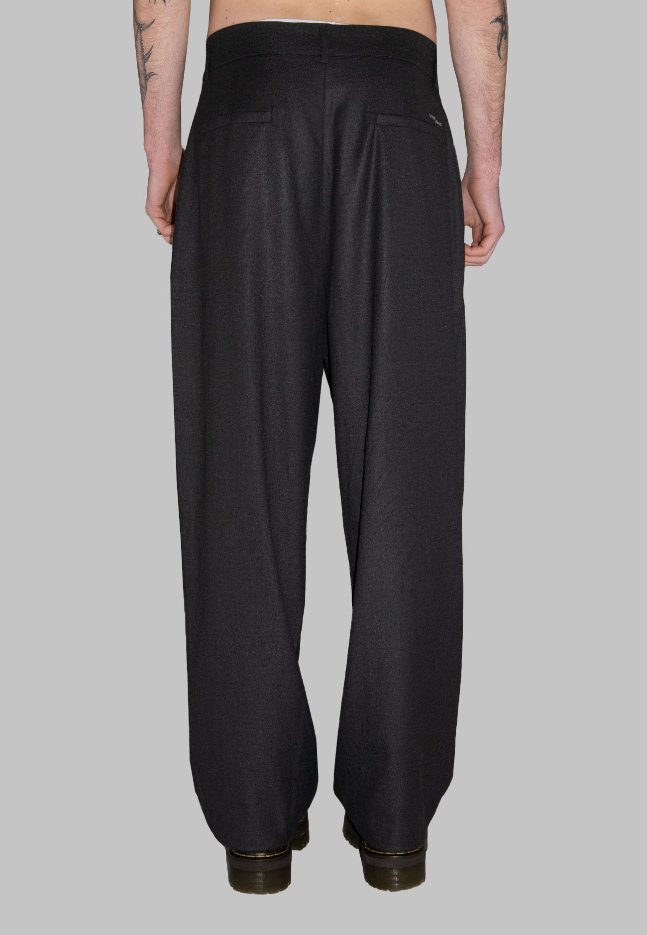 OVERSIZE PANTS DARK GREY