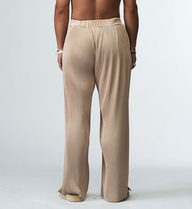 PLISSÉE PANTS BEIGE