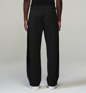 TRACK PANT WAFFLE BLACK
