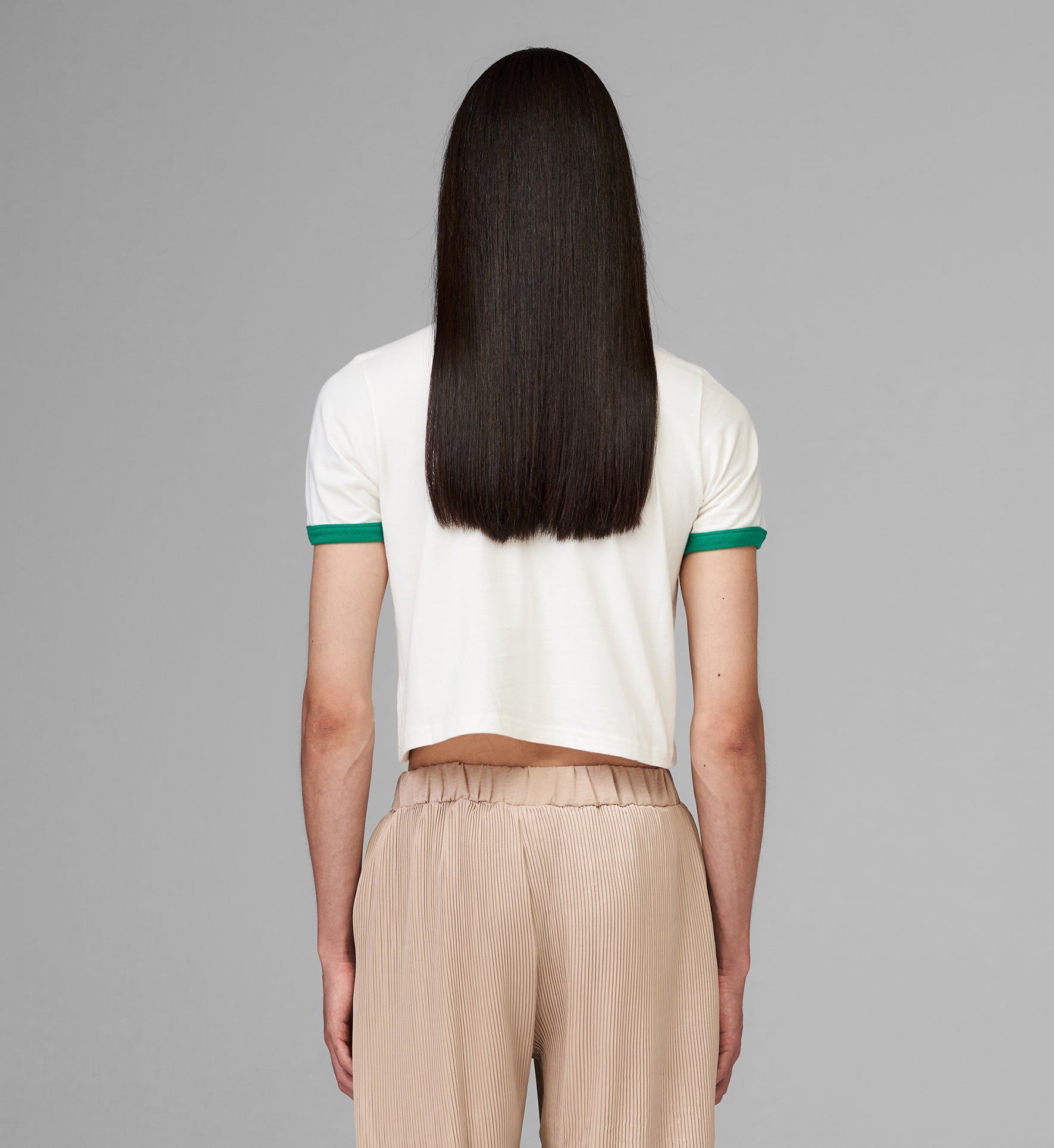BABY TEE CREME GREEN