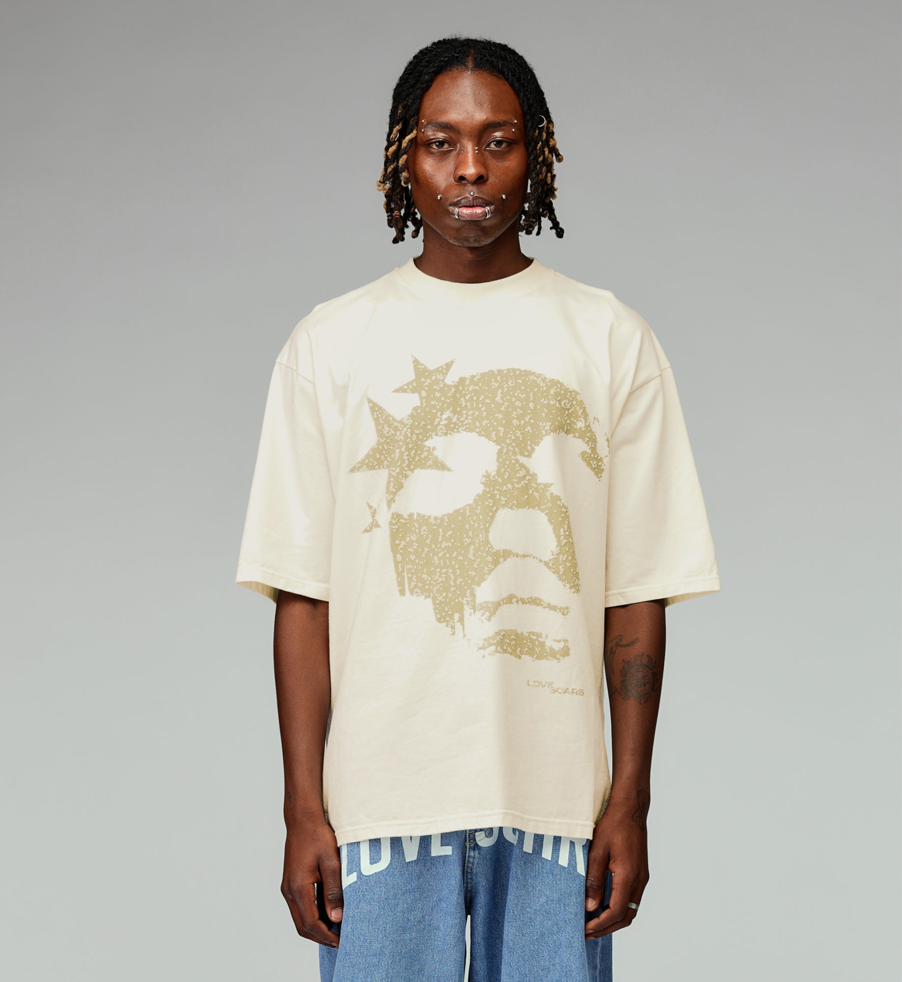 FACE TEE BEIGE