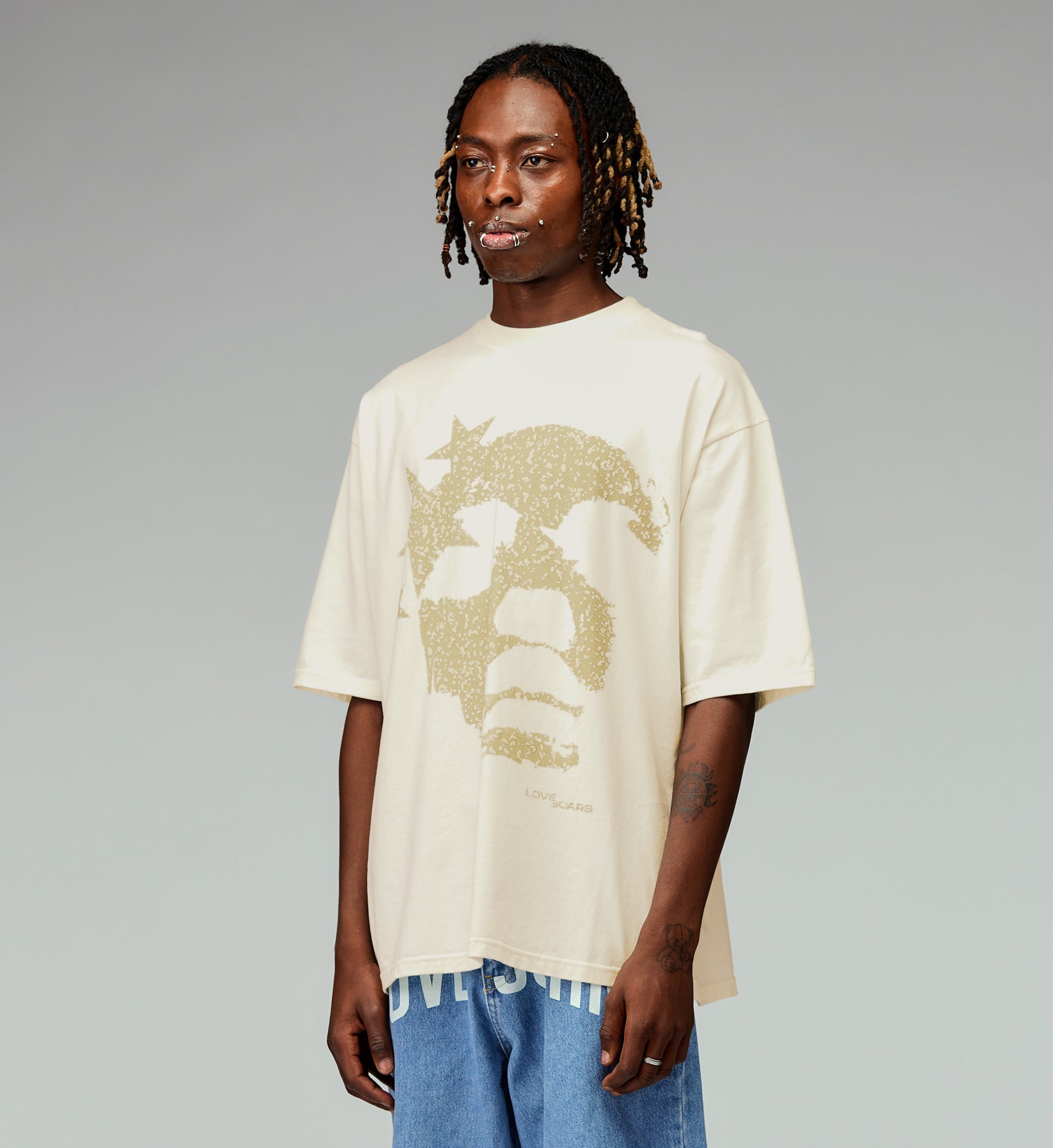 FACE TEE BEIGE