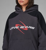 Lade das Bild in den Galerie-Viewer, PANELED RACING HOODIE ANTHRA&amp;BLACK
