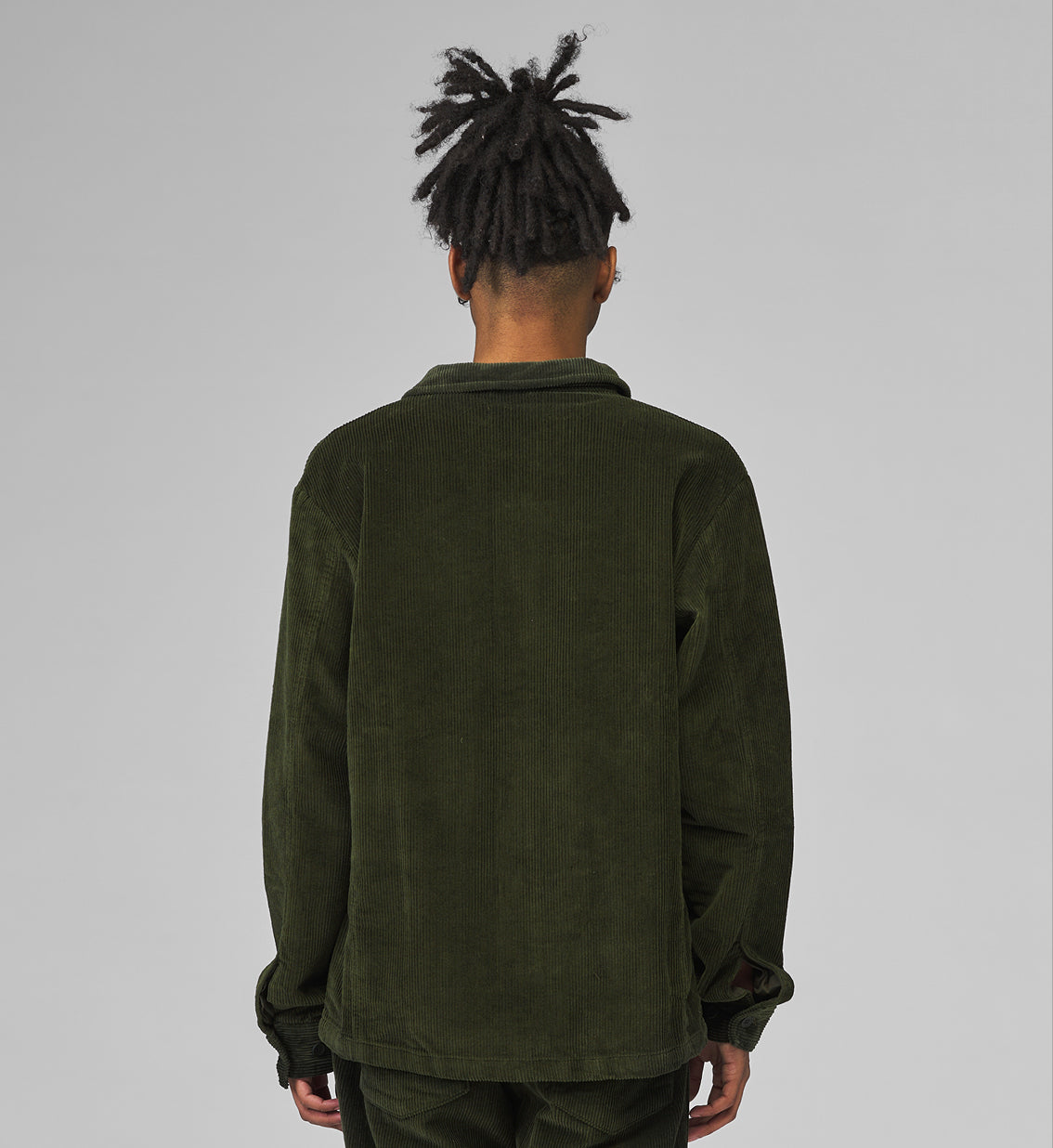 CORD JACKET DARK GREEN